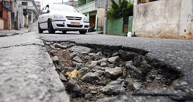 Acostumados com buracos nas ruas de São Paulo?