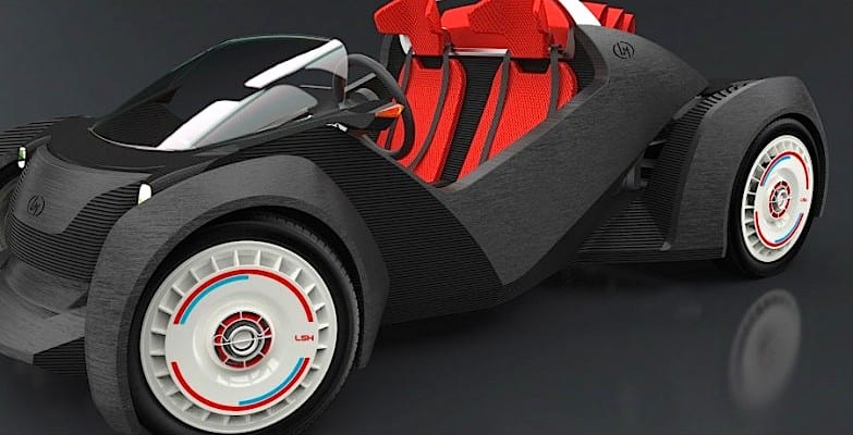 Surge o primeiro carro feito em 3D