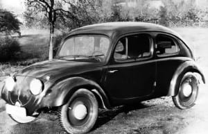 Primeiro protótipo do Fusca em 1938.