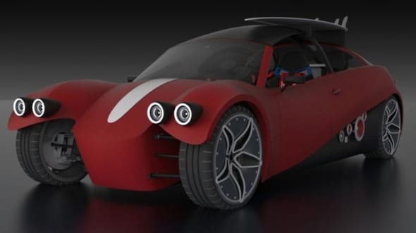 Conheçam o LM3D Swuin, o carro impresso em 3D