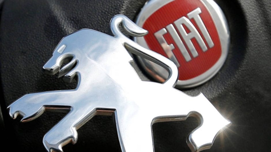 A Fiat e Peugeot confirmam acordo para unir as duas empresas