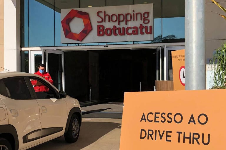 Shopping de Botucatu abre as portas com sistema drive-thru de carros