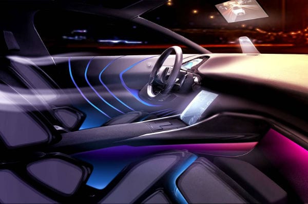 No Peugeot Chrysalide Concept, a cabine muda de cor para reconfortar o condutor